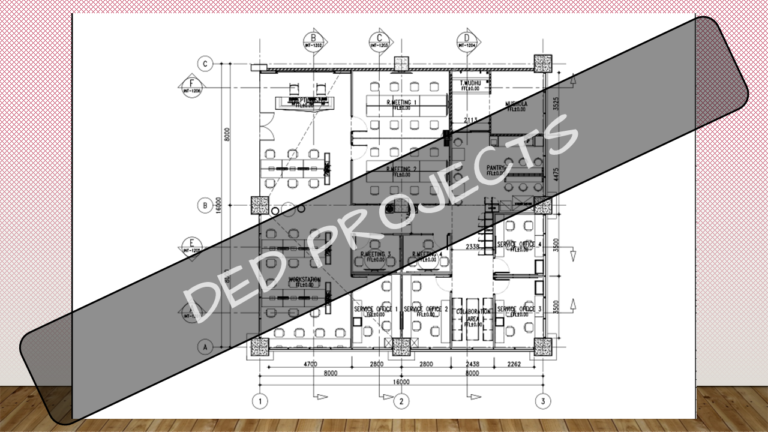 6 Separated DED Projects